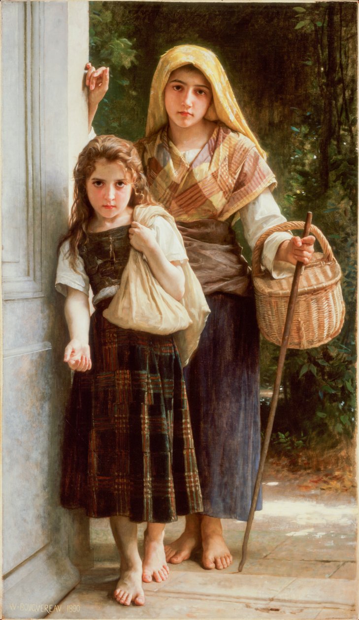 De små tiggarna av William Adolphe Bouguereau