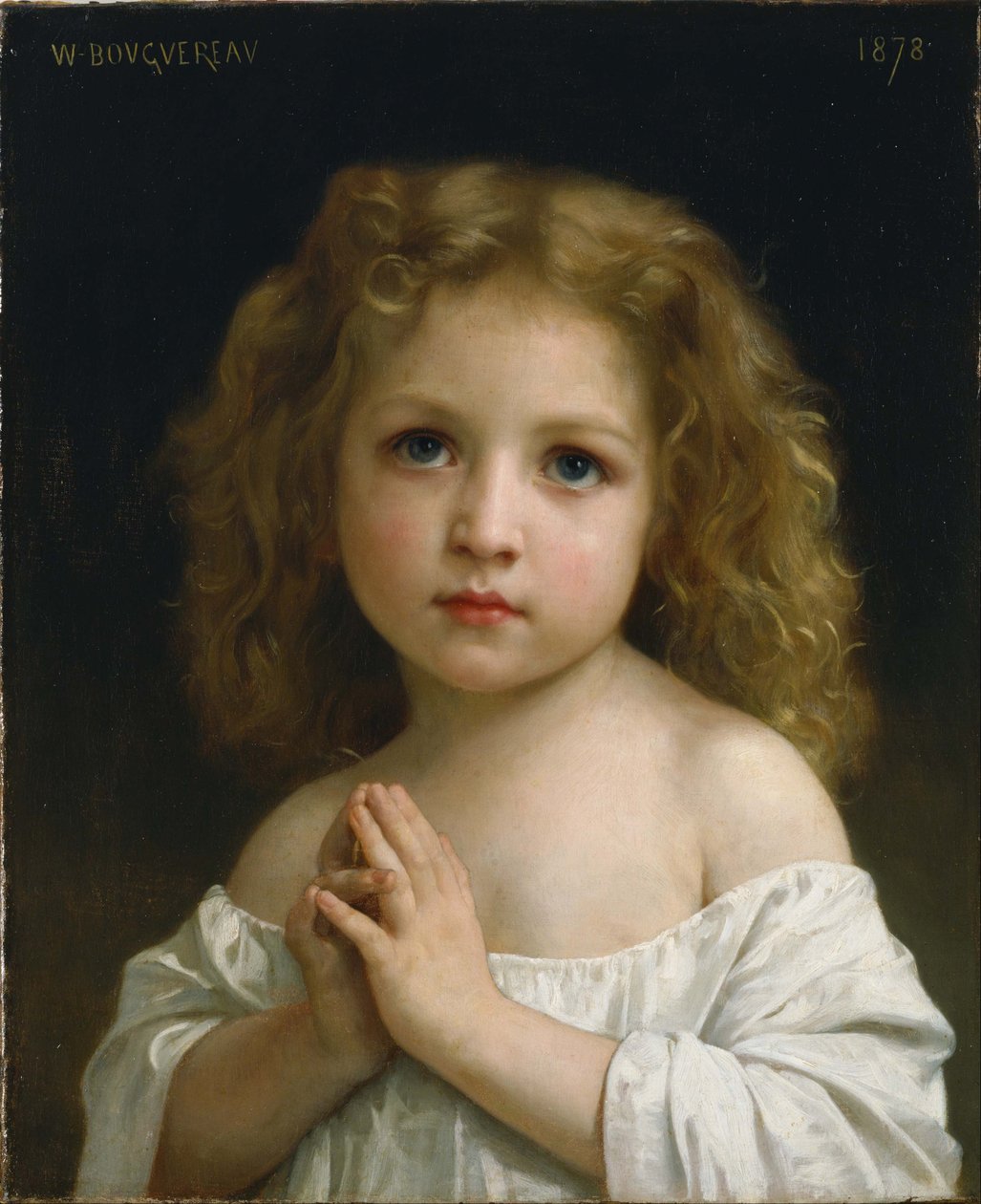 Lilla flickan, 1878 av William Adolphe Bouguereau