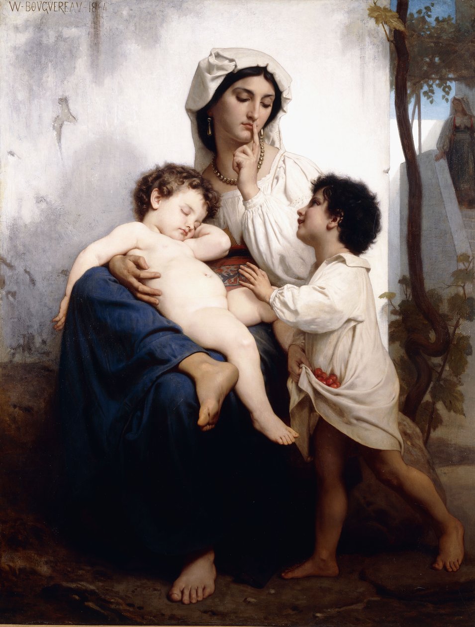 Sömn, 1864 av William Adolphe Bouguereau
