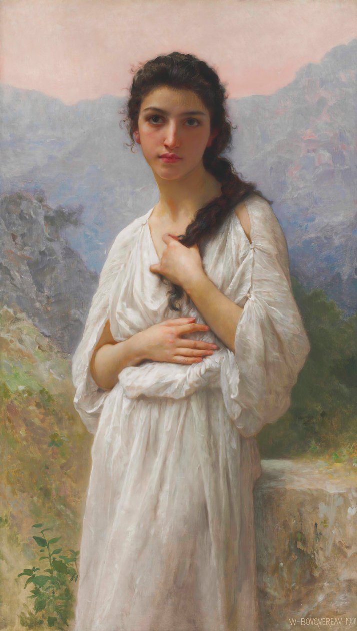 Väntan av William Adolphe Bouguereau