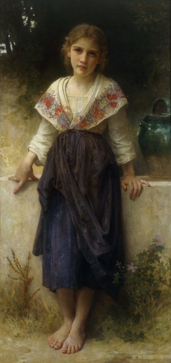 En stunds vila, 1900 av William Adolphe Bouguereau