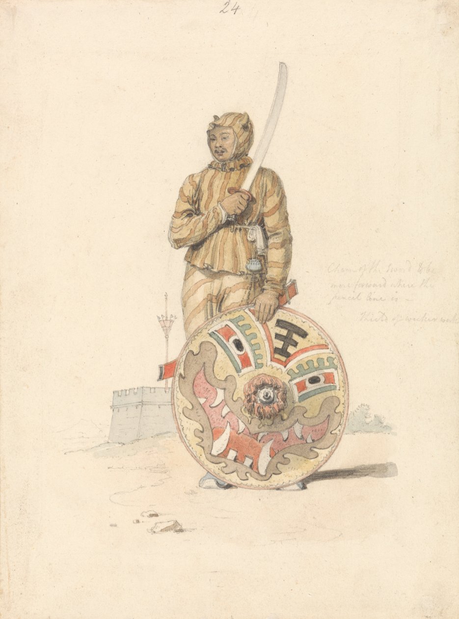 En kinesisk krigare av William Alexander