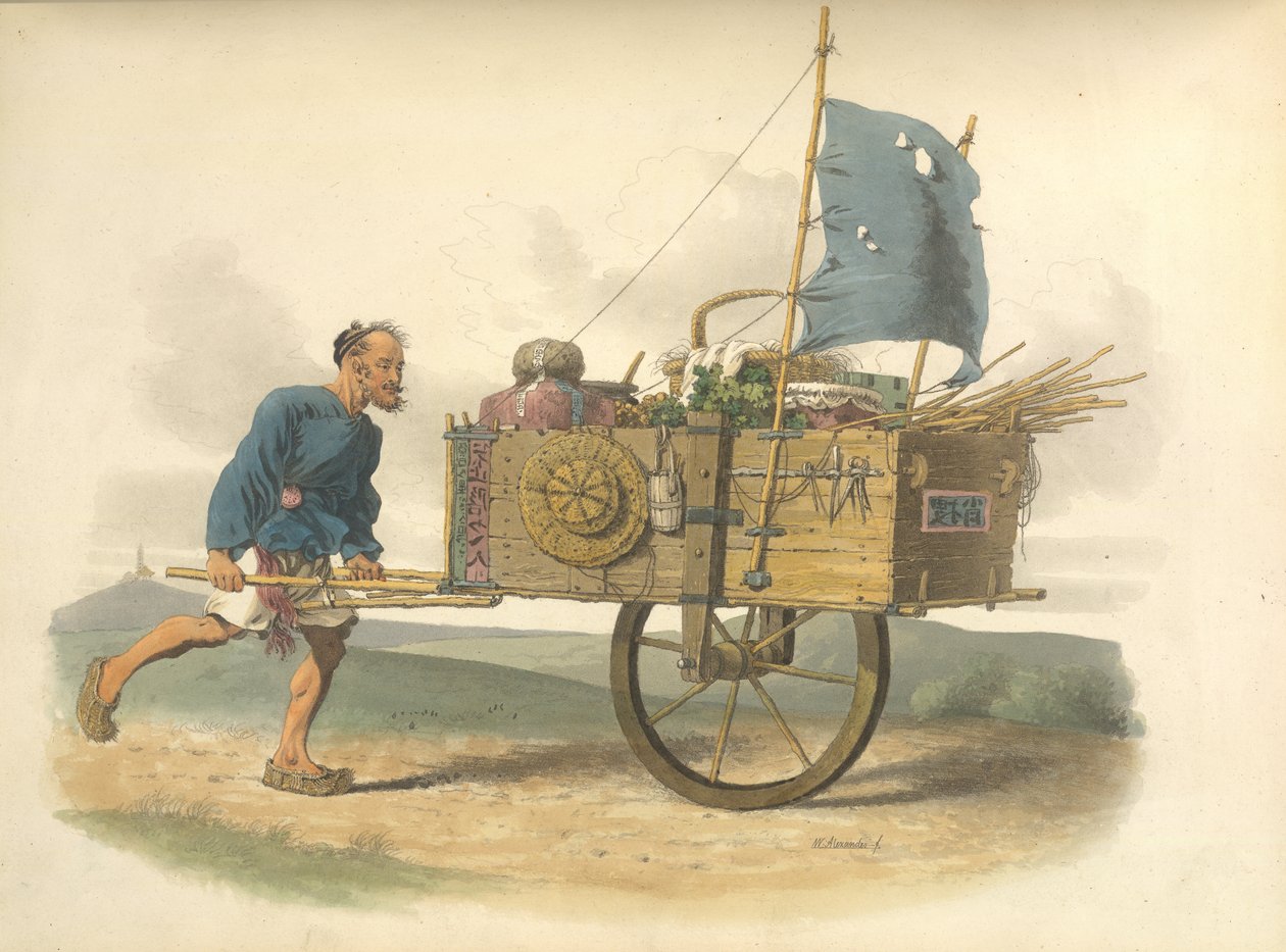 En kinesisk portier, eller transportör av William Alexander