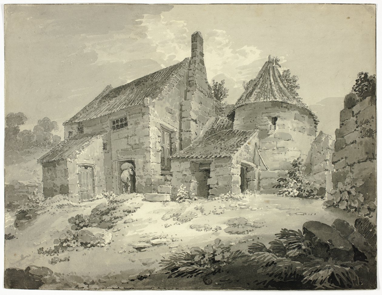 En kvarn i Berwick Upon Tweed av William Alexander