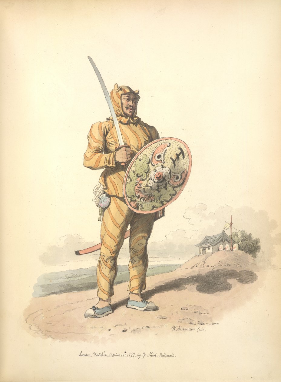 kinesiskt infanteri av William Alexander