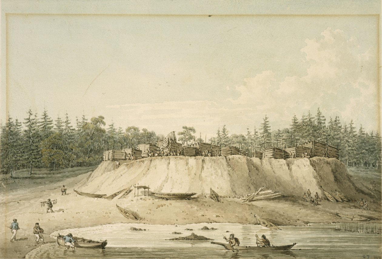 Indian Village, Point Mudge av William Alexander