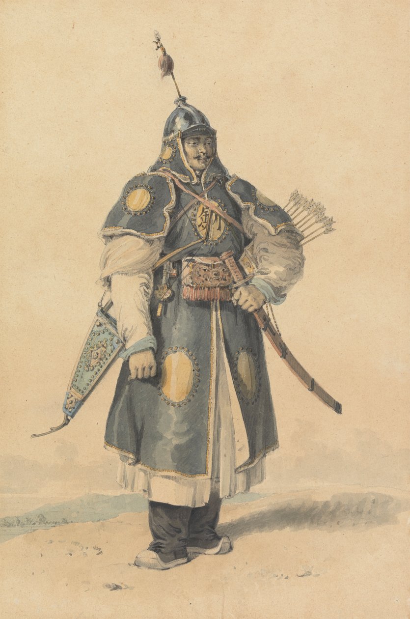 Porträtt av en kinesisk soldat av William Alexander