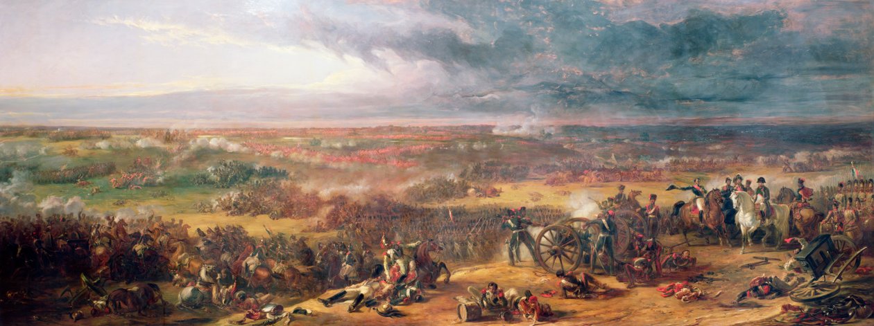 Slaget vid Waterloo, 1815 av William Allan
