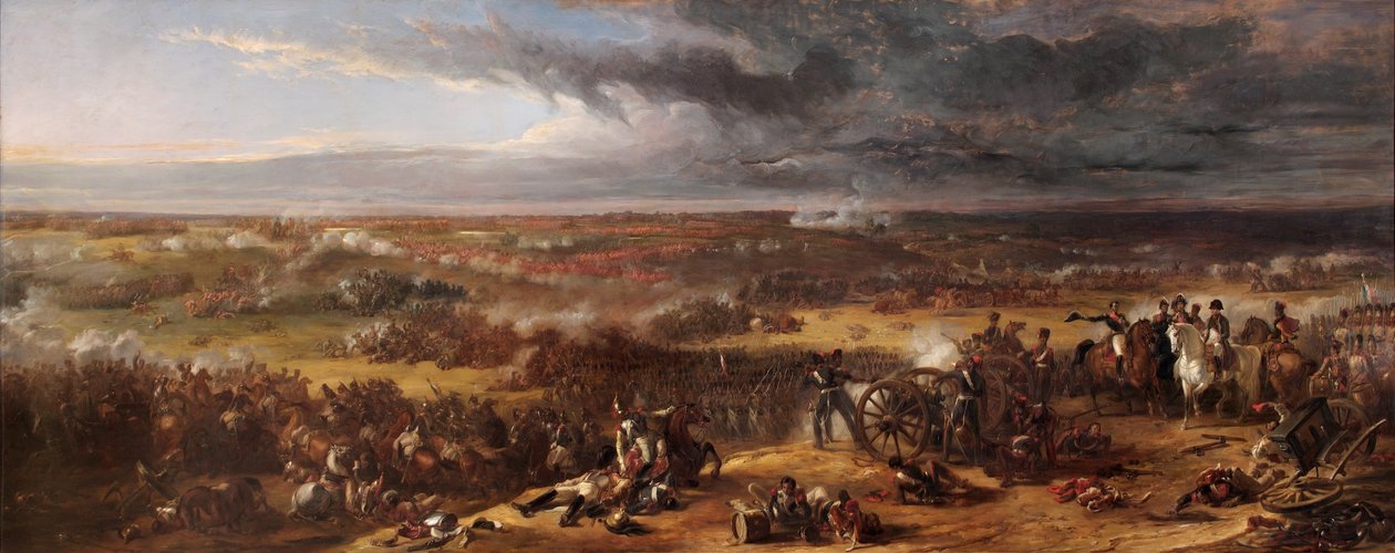 Slaget vid Waterloo (olja på duk) av William Allan