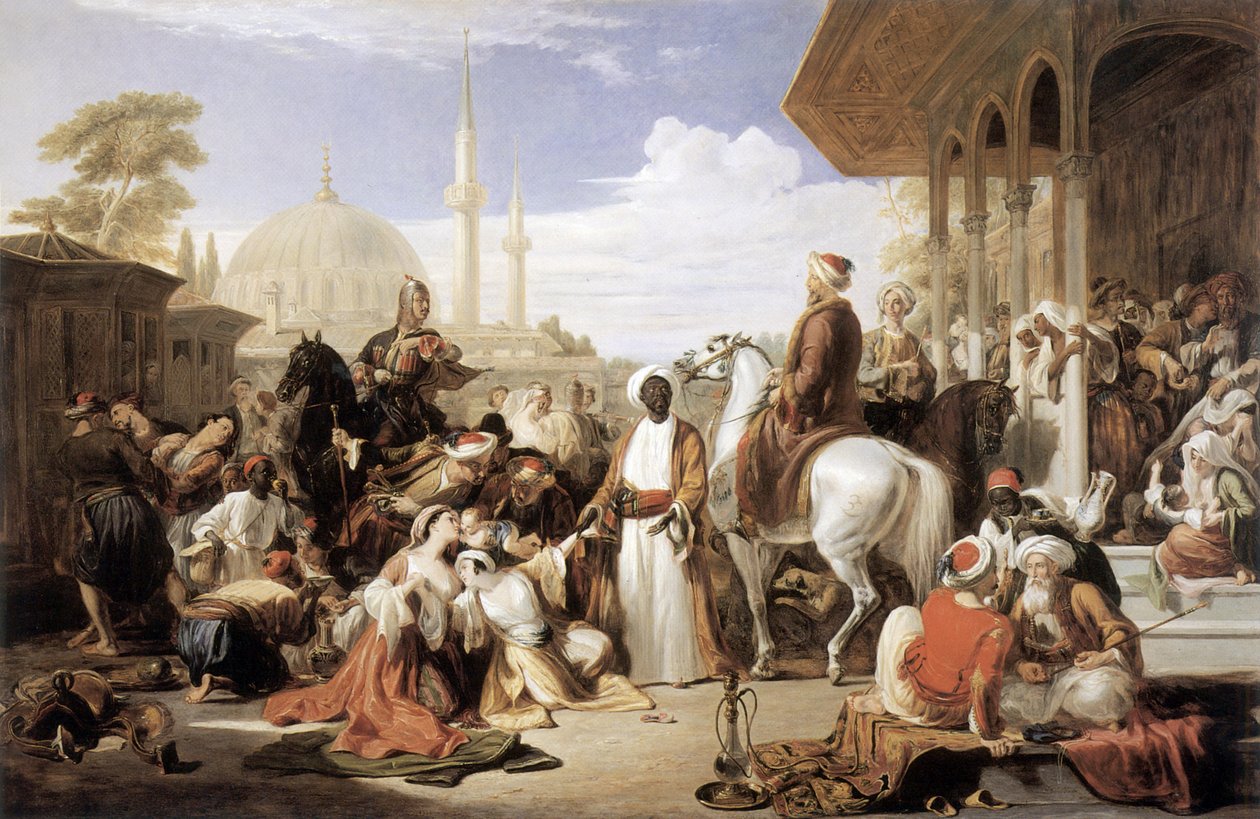 Slavmarknaden, Konstantinopel av William Allan