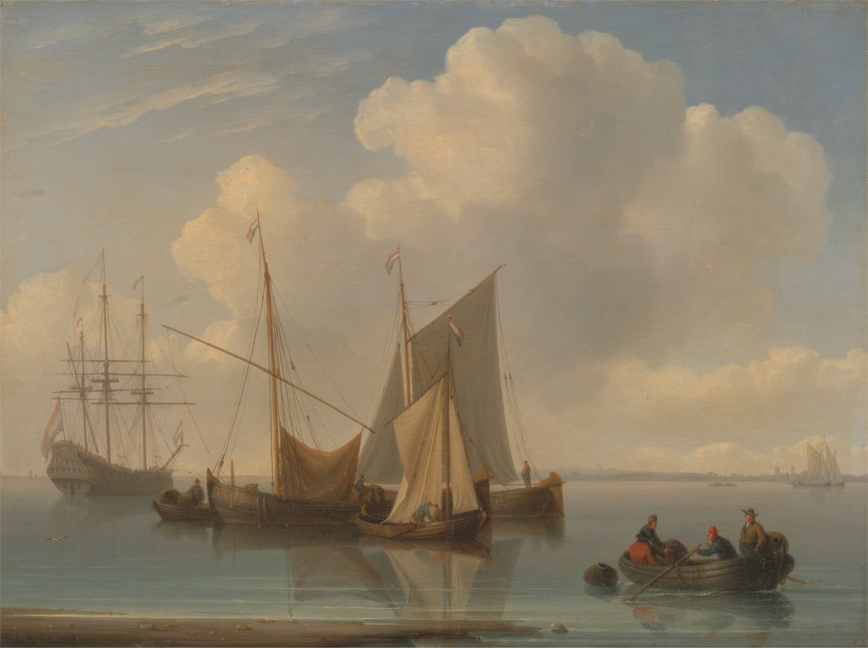 Holländska segelfartyg av William Anderson