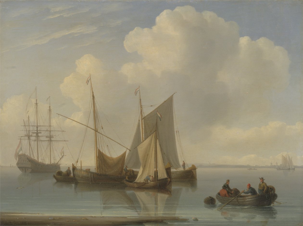 Holländska segelfartyg av William Anderson