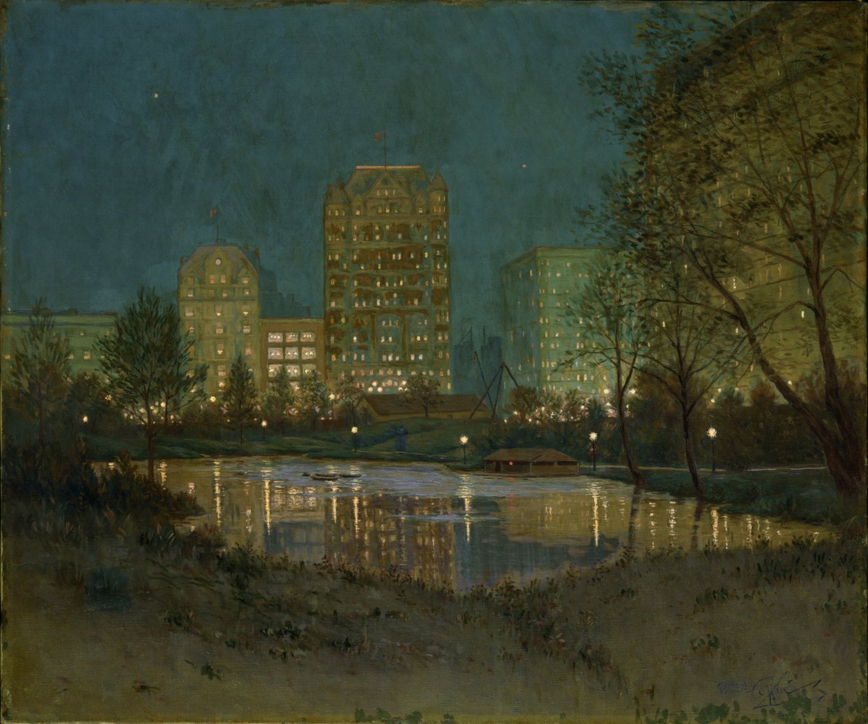 Central Park och Plaza, 1917-1918. av William Anderson Coffin