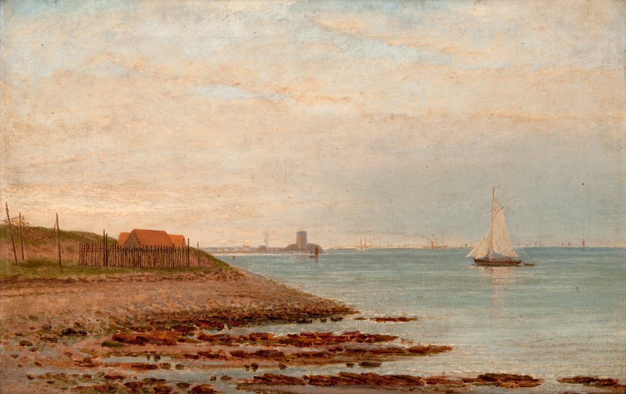Broughty Castle från Stannergate av William Barclay