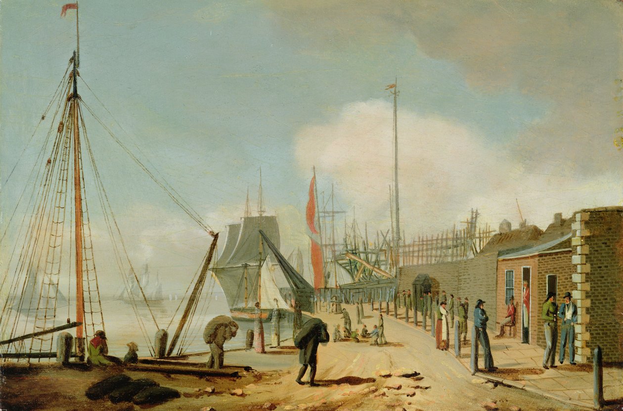 Utsikt över South End, Hull av William Barton