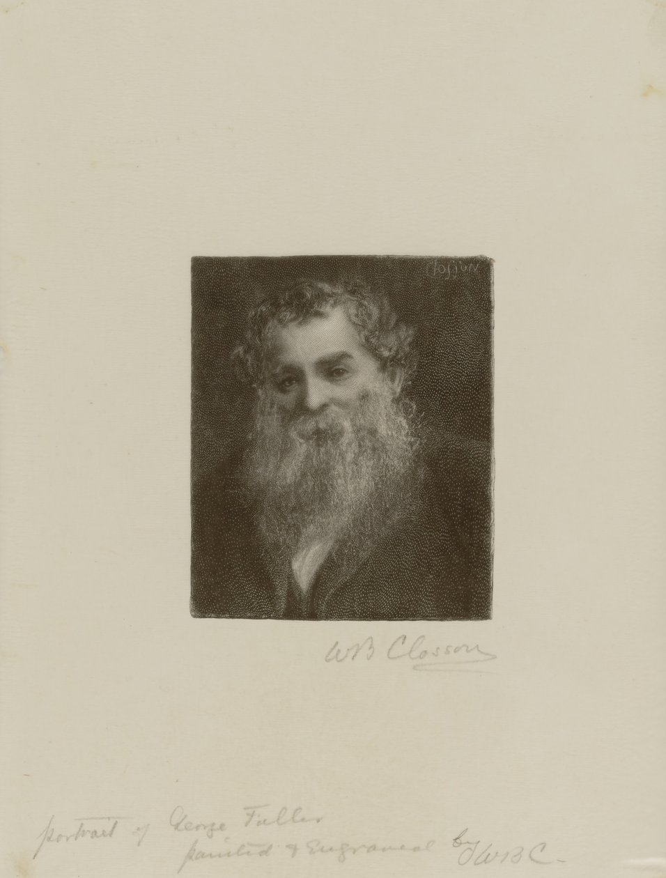 Porträtt av George Fuller av William Baxter Closson