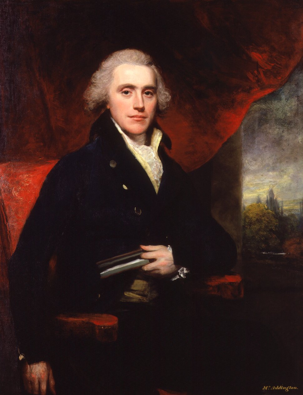 Henry Addington, 1:e viscount Sidmouth (graverad 1803) av William Beechey