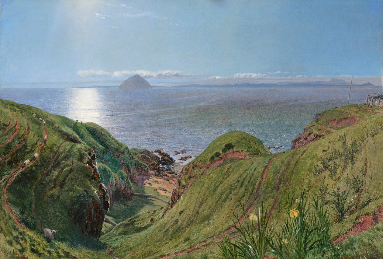 Ailsa Craig av William Bell Scott
