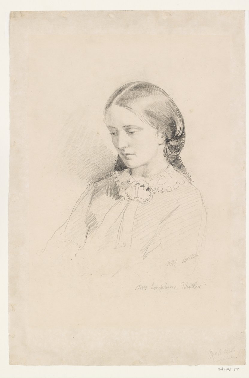 Josephine Butler, tidig feministisk kampanjledare av William Bell Scott