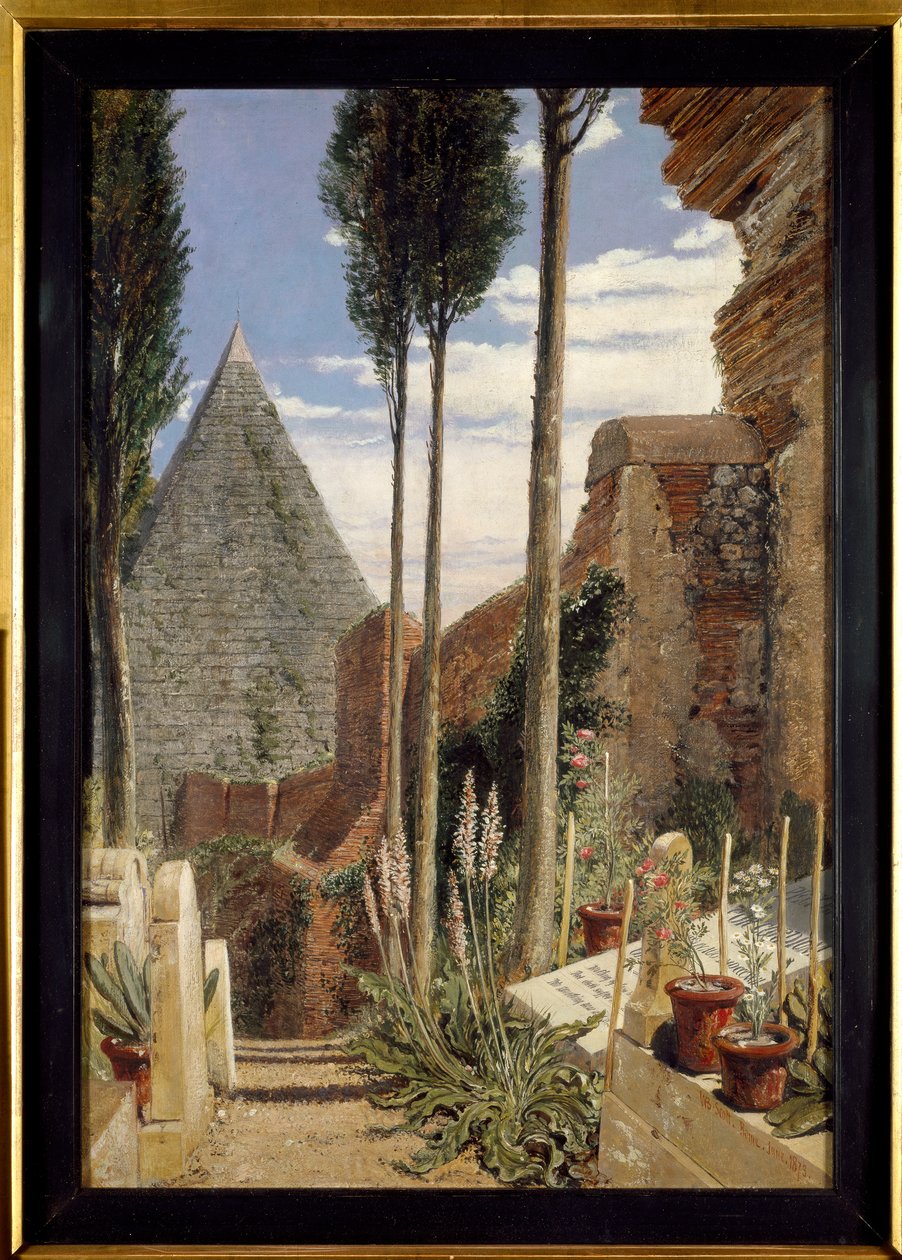 Shelleys grav, 1873 av William Bell Scott