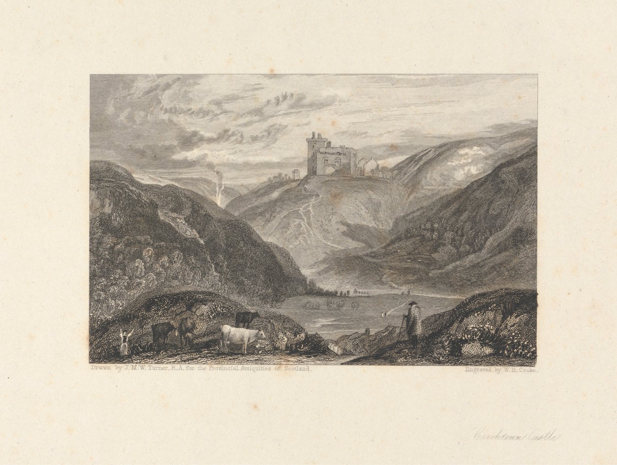 Crichton slott av William Bernard Cooke