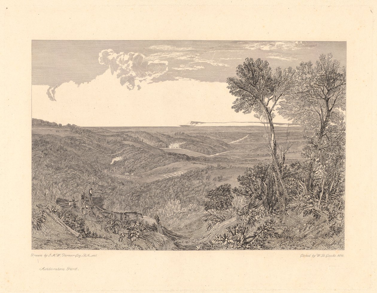 The Vale of Ashburnham av William Bernard Cooke