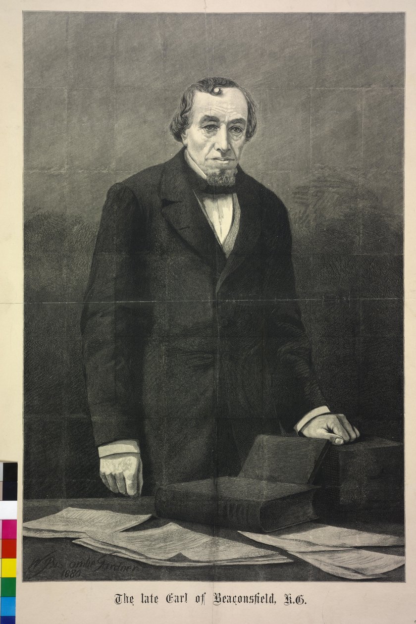 Benjamin Disraeli av William Biscombe Gardner