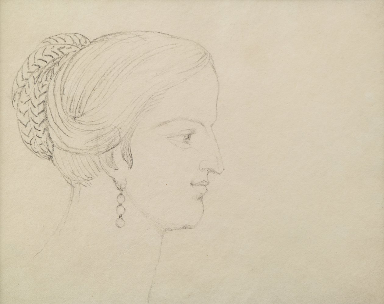 A Visionary Head, för Varley (penna) av William Blake