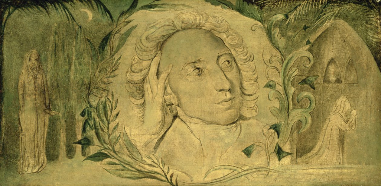 Alexander Pope, ca 1800-03 (tempera på duk) av William Blake