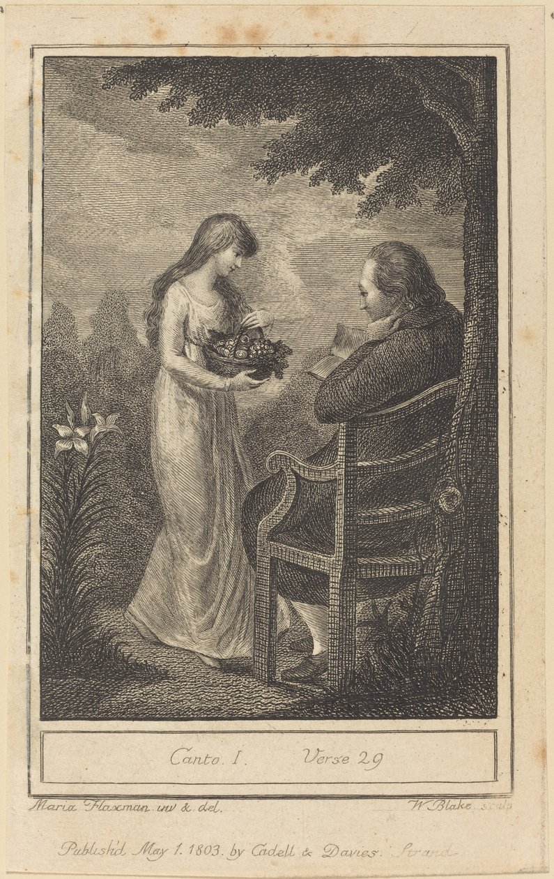 Canto I, vers 29, 1803. av William Blake