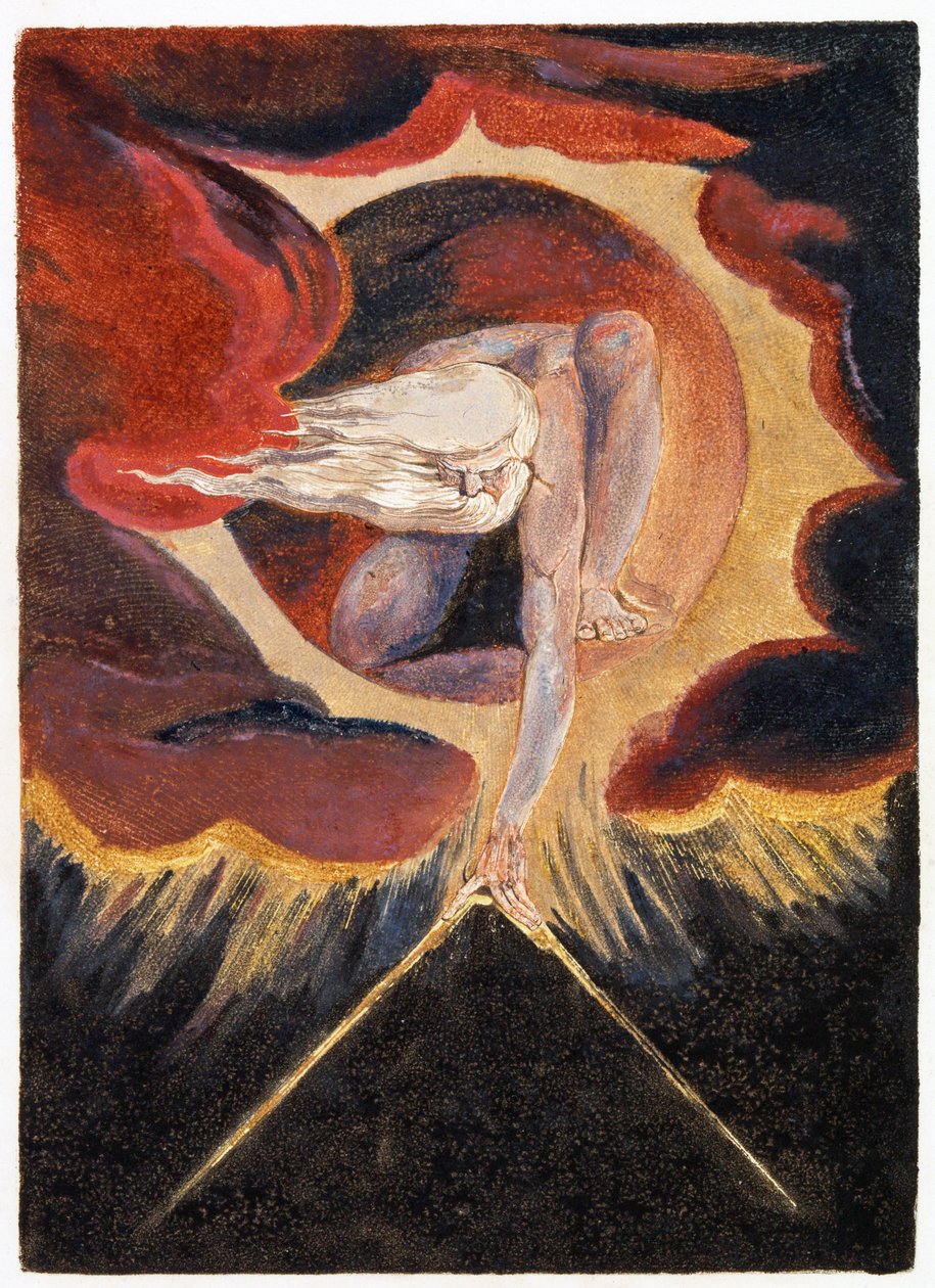 Illustration från "Europe: a Prophecy", Lambeth av William Blake
