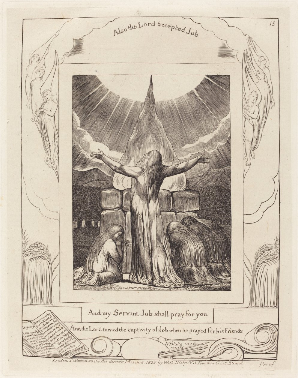 Jobs offer, 1825. av William Blake