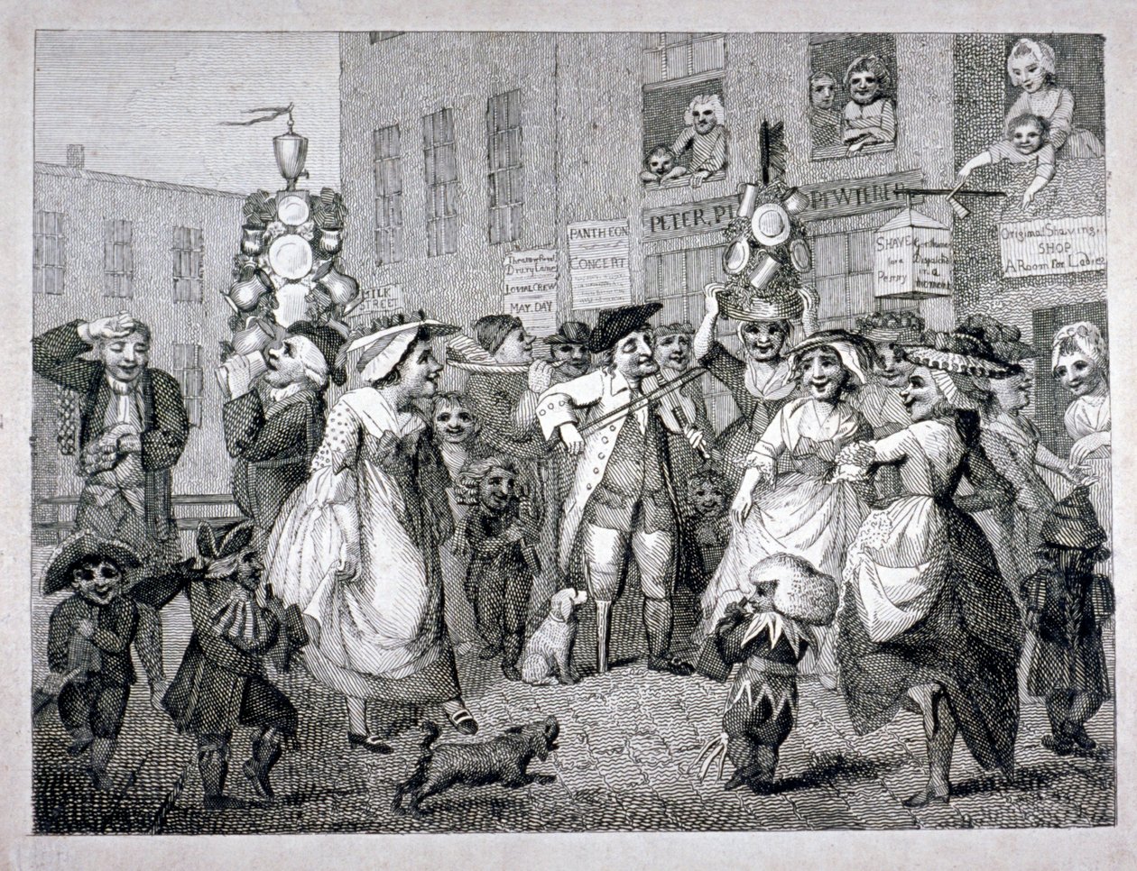 första maj i London av William Blake