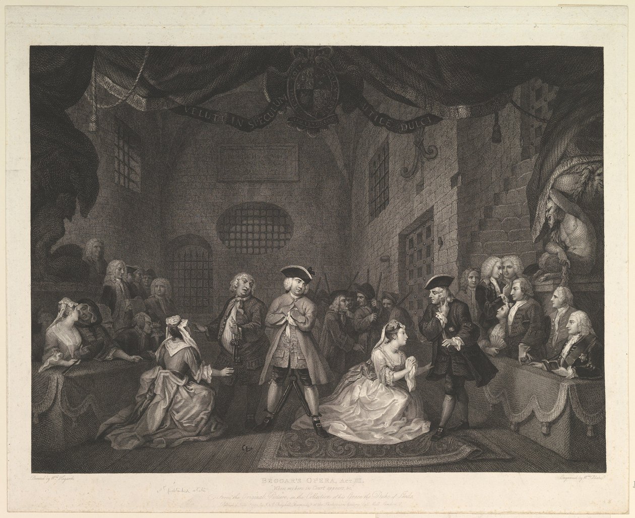The Beggars Opera, Akt III, 1790. av William Blake