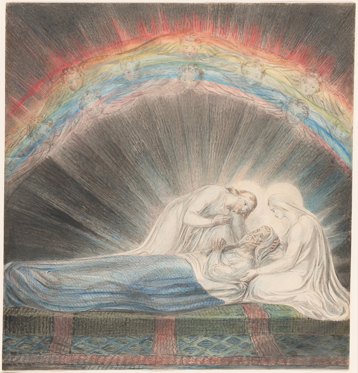 Sankt Josefs död av William Blake