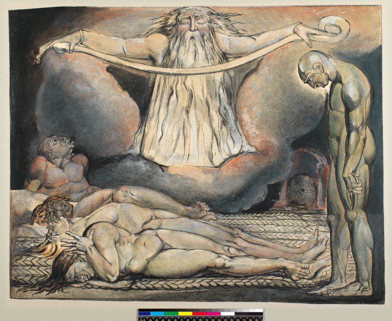 Lazarhuset, 1795 av William Blake