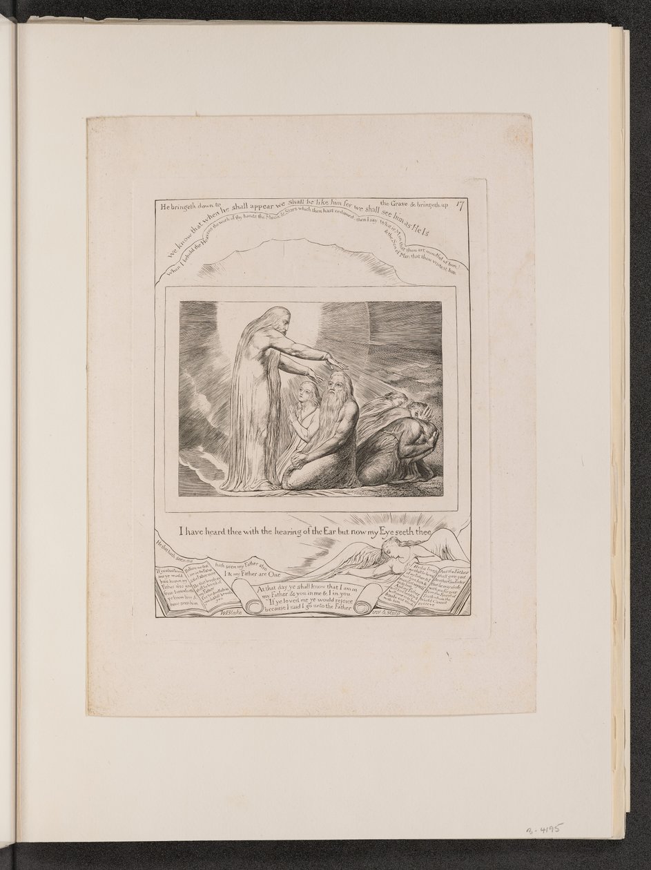 Kristi vision, 1825. av William Blake