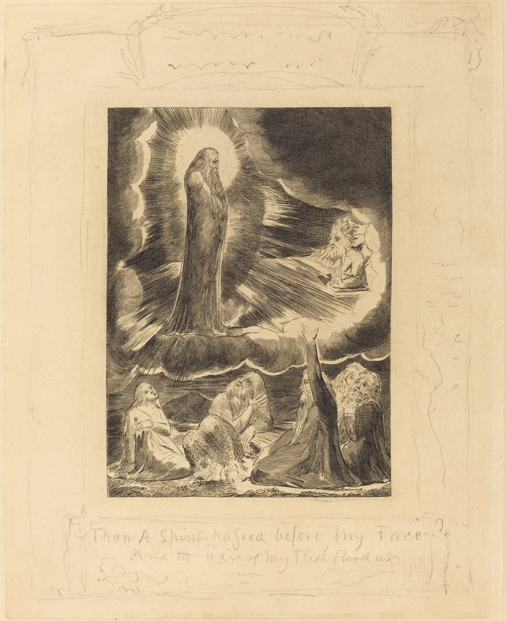 Synen av Elifas, av William Blake