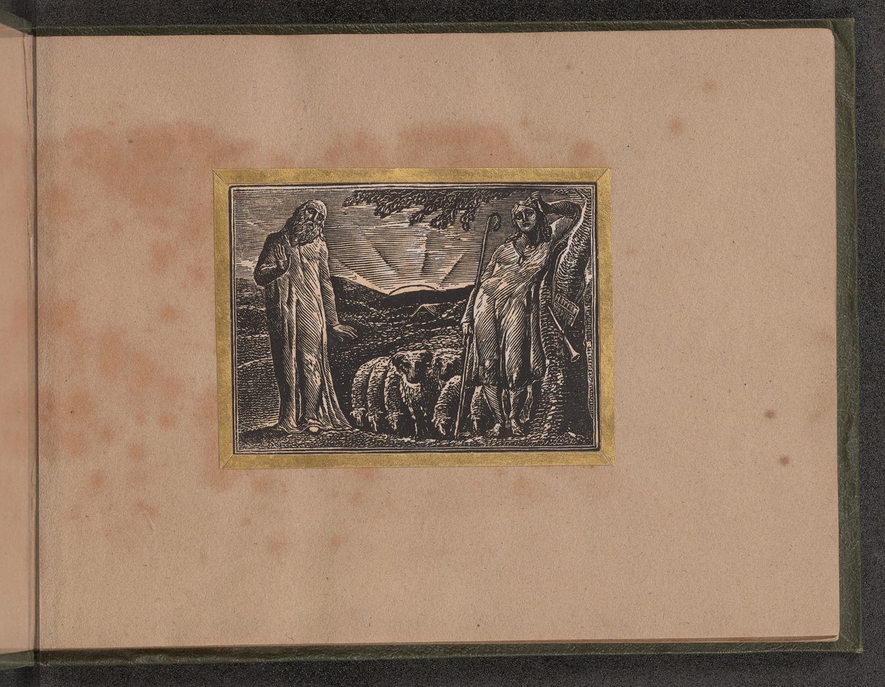 Thenot och Colinet, 1821. av William Blake