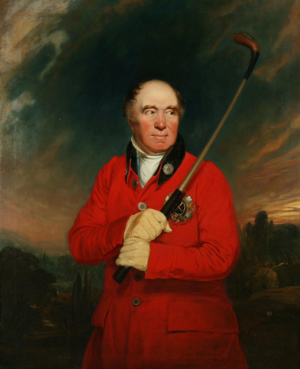 George Fraser (olja på duk) av William Bradley