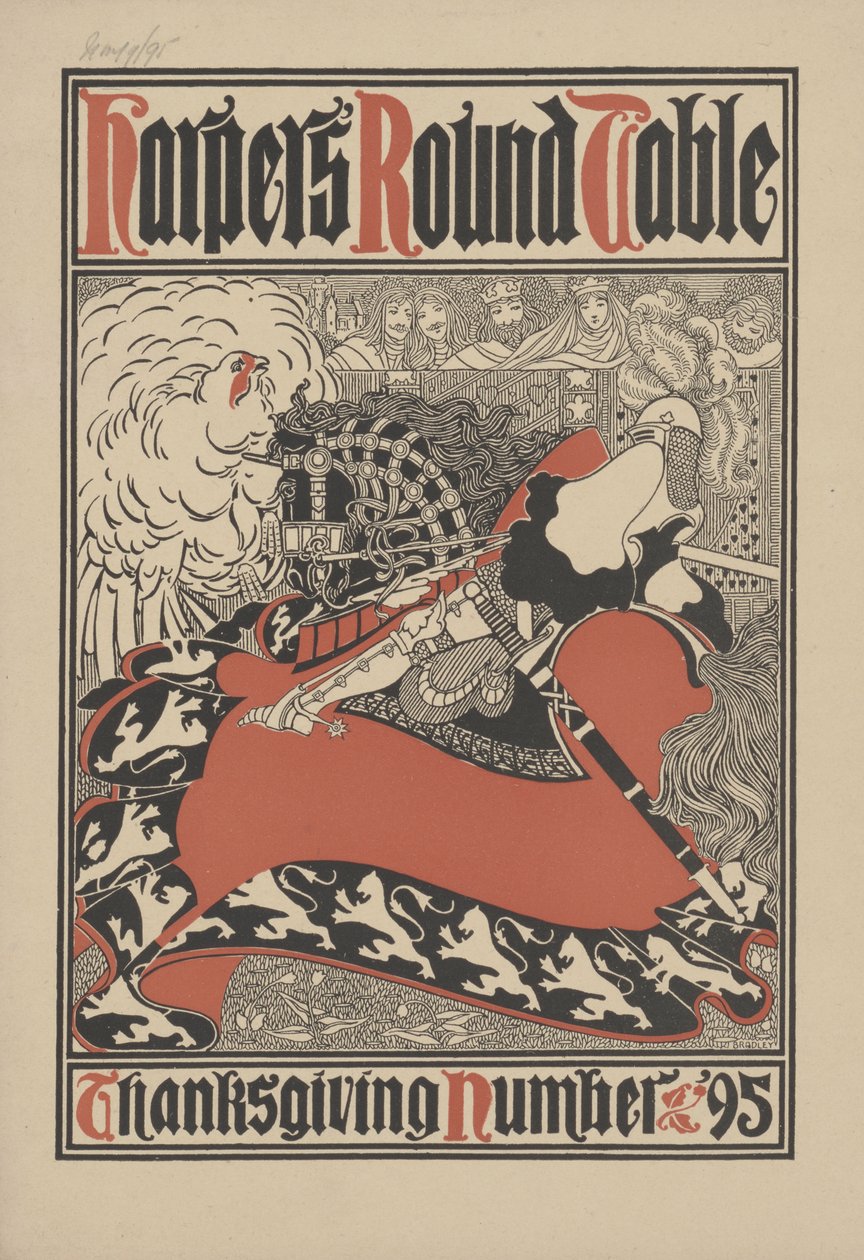 Harpers runda bord - Thanksgiving-nummer, 1895 av William Bradley