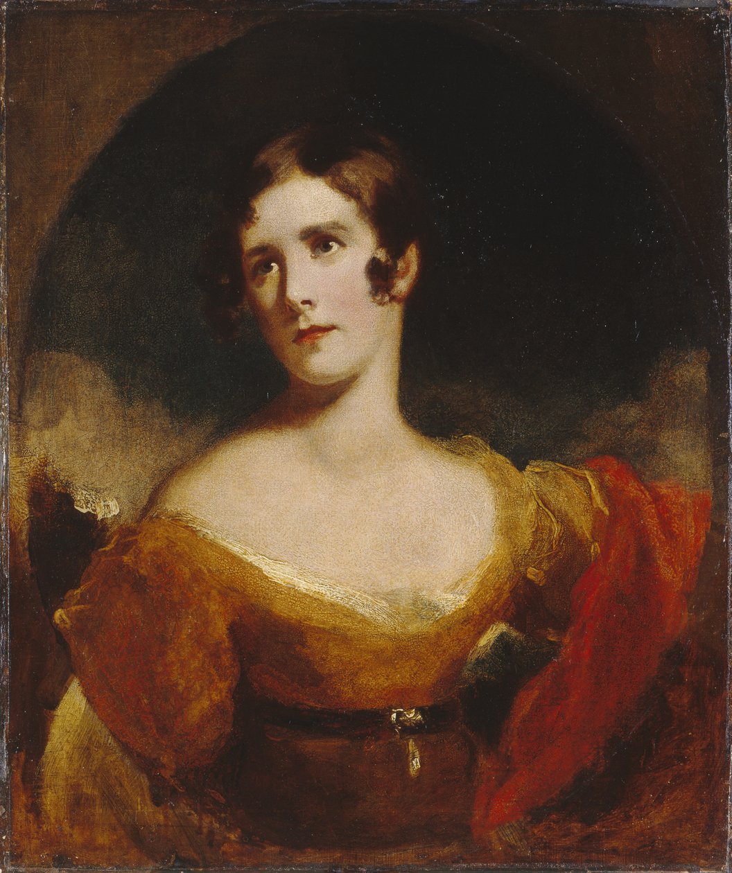 Miss Eliza Calvert (olja på duk) av William Bradley