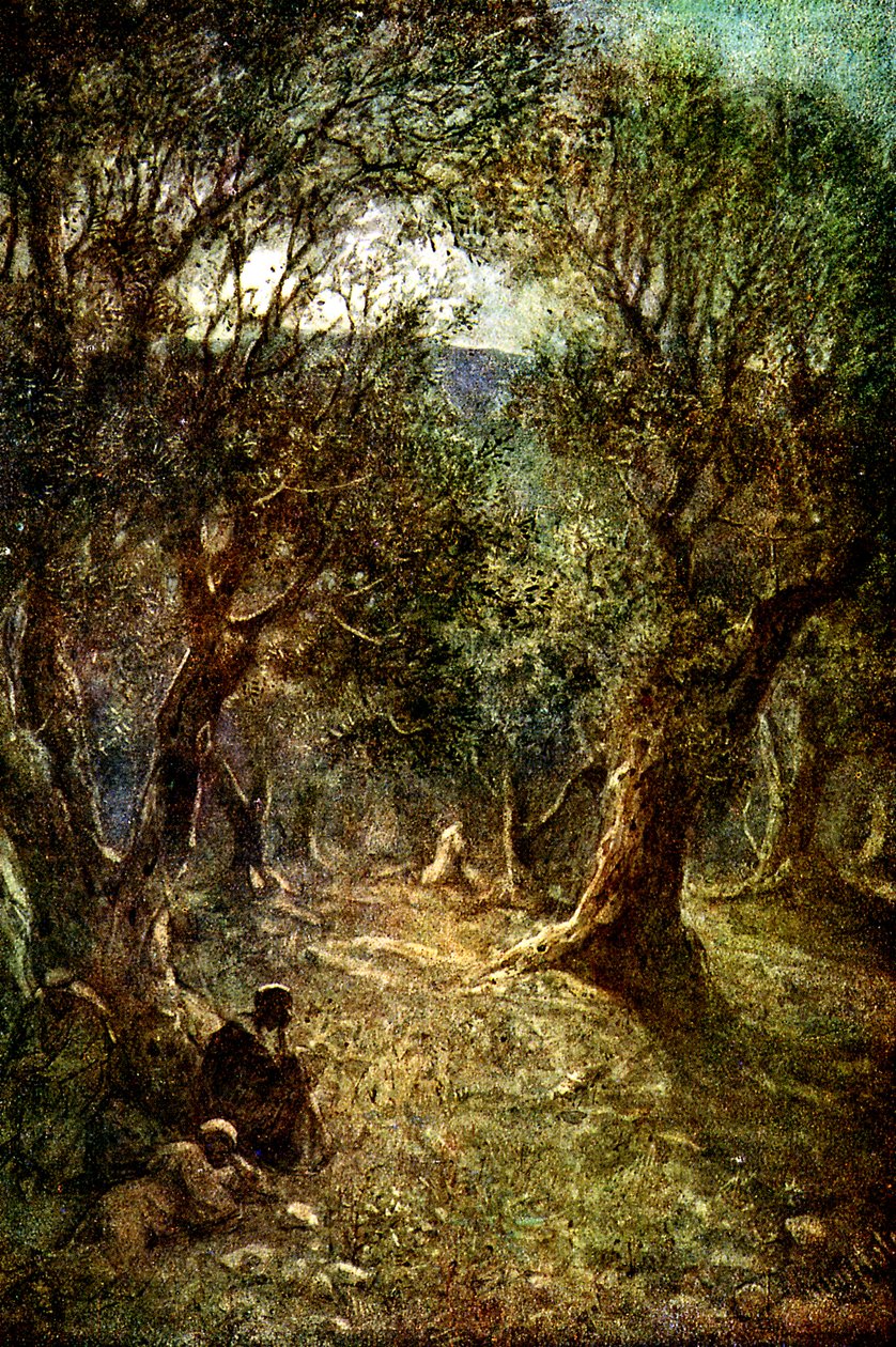 Jesus ber i Getsemane - Bibeln av William Brassey Hole