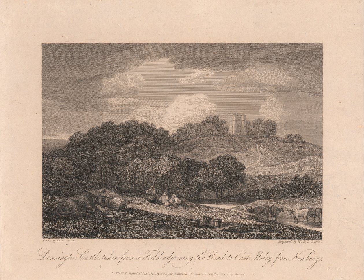 Donnington Castle av William Byrne
