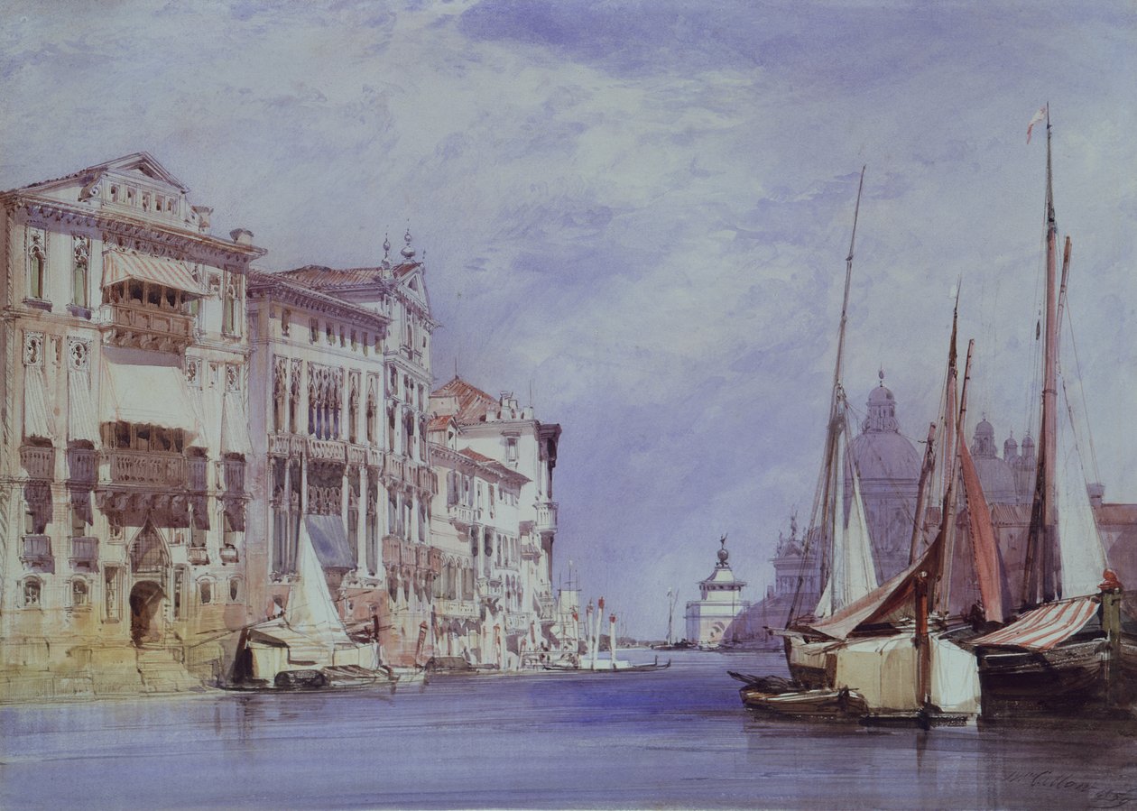 Canal Grande, Venedig av William Callow
