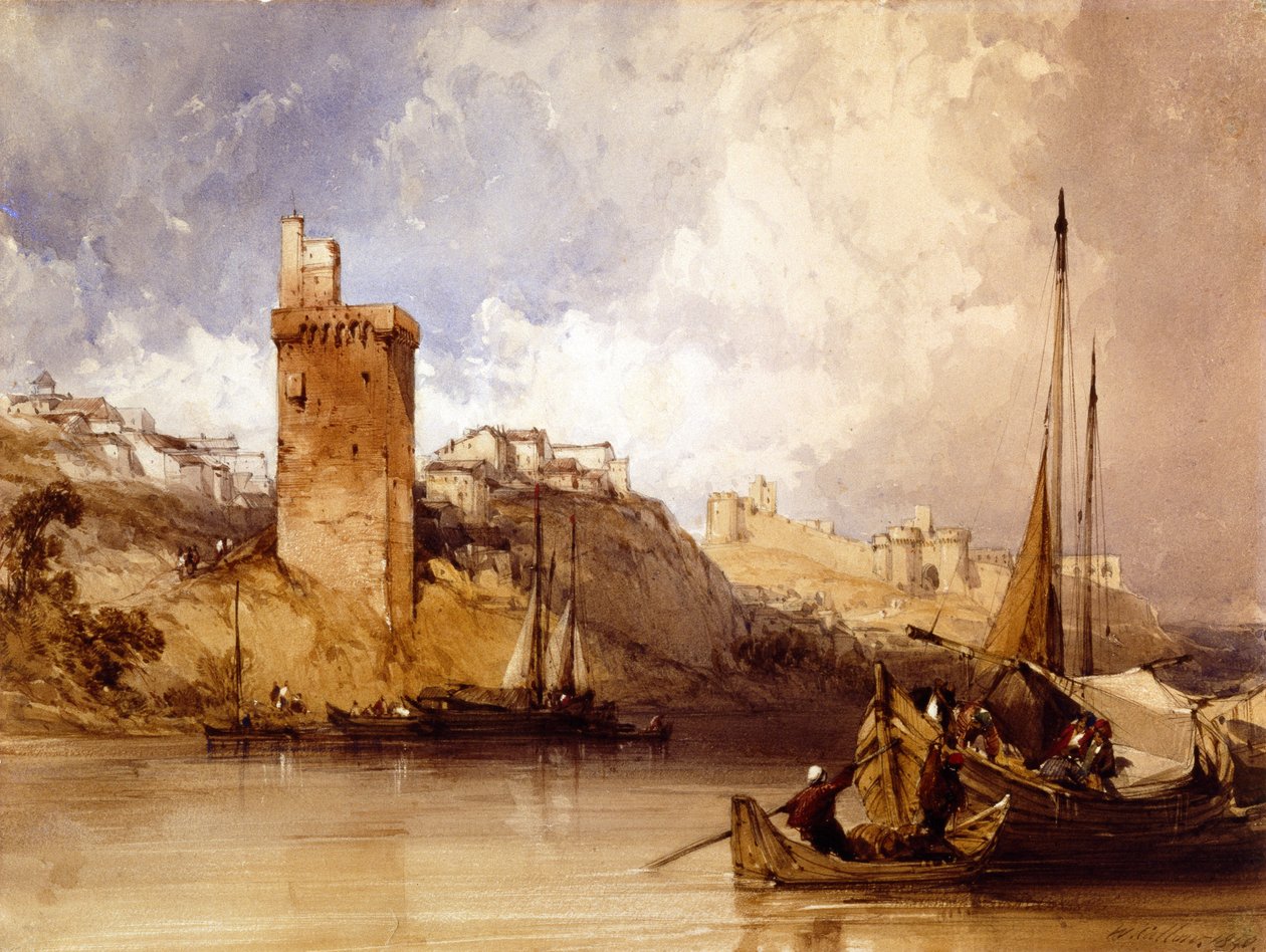Villeneuve Les Avignon av William Callow