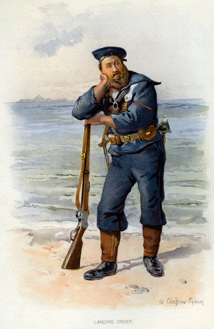 Landstigningsorder, c1890-c1893. av William Christian Symons