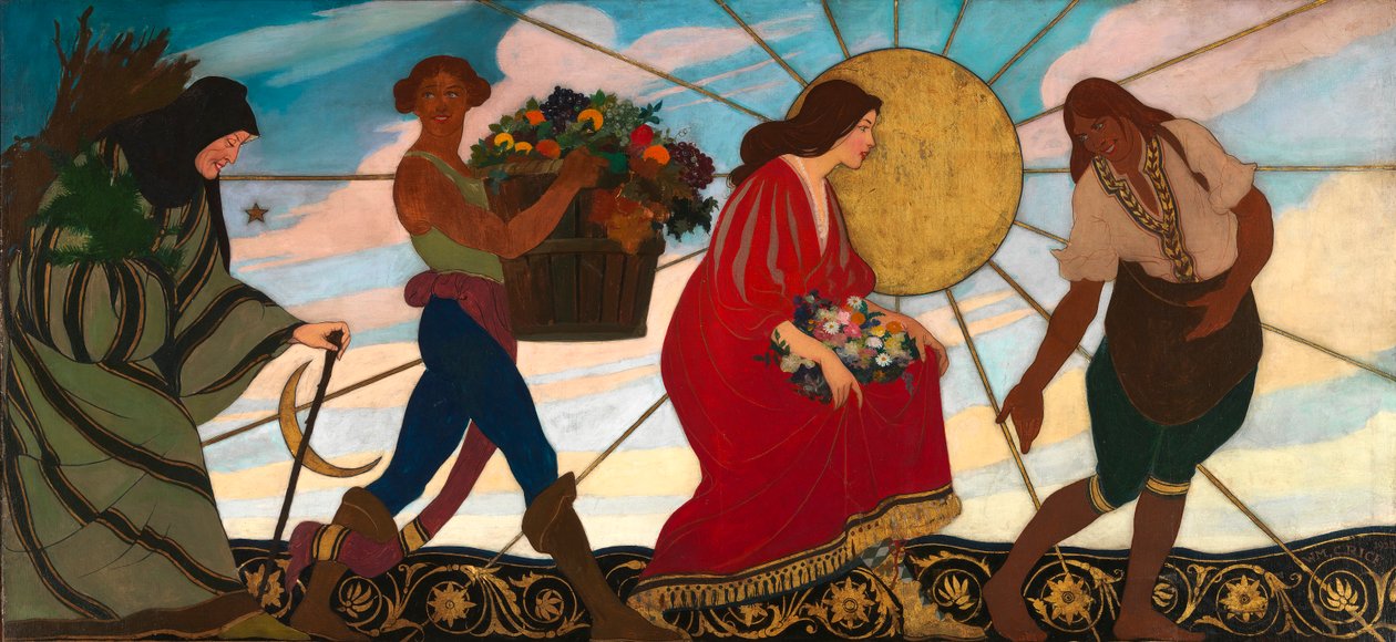 De fyra årstiderna, 1923. av William Clarke Rice
