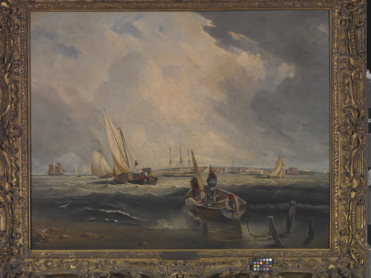 Bligh Sands, Sheerness (olja på duk) av Clarkson Frederick Stanfield