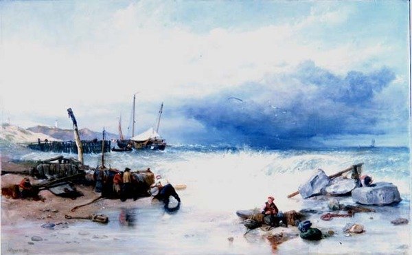 På Bretagnes kust av Clarkson Frederick Stanfield